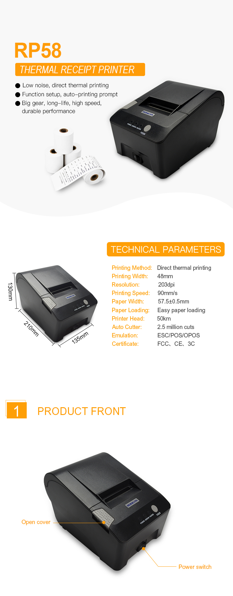 58mm Thermal Receipt Printer